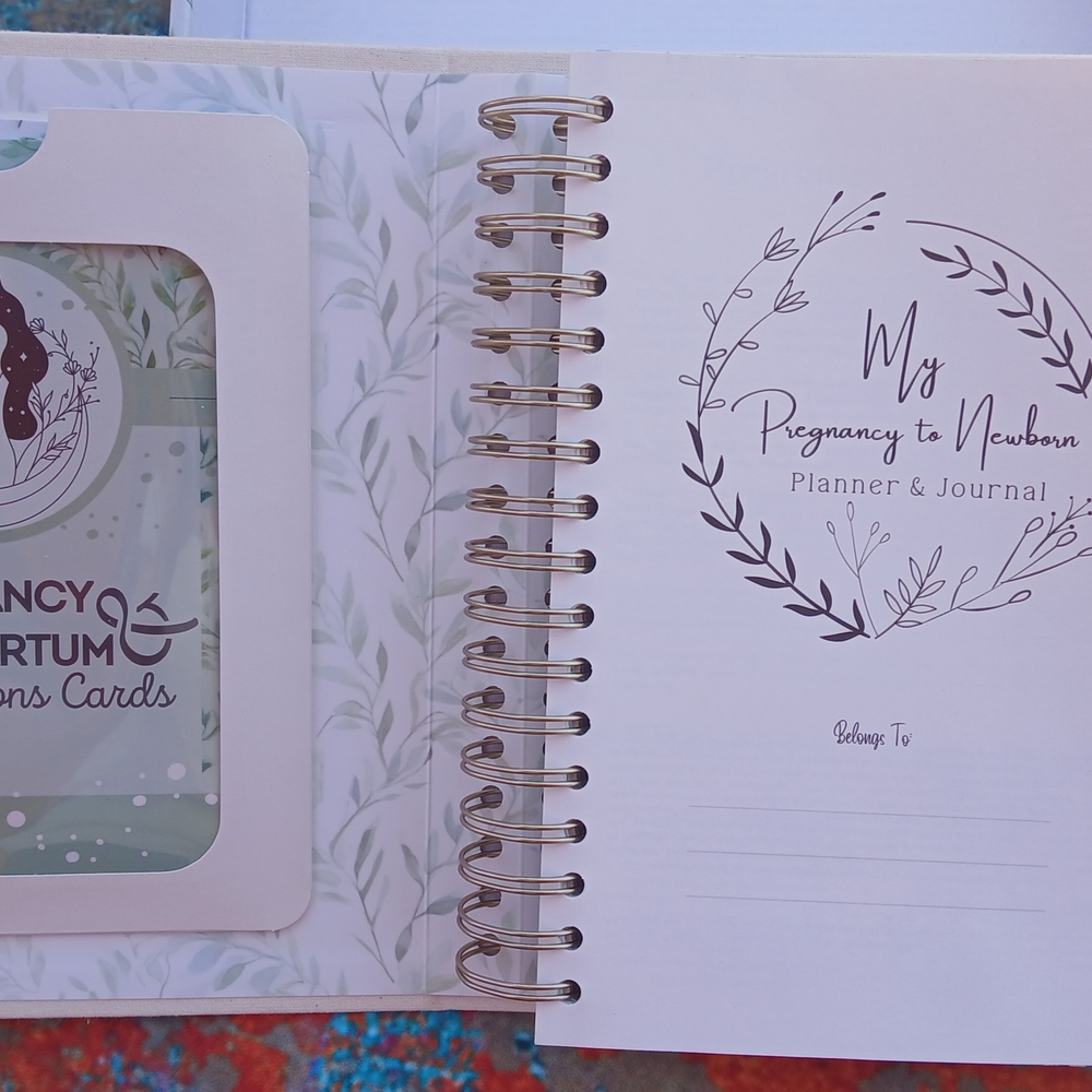 Ezria Paper Company My Pregnany To Newborn Planner & Journal